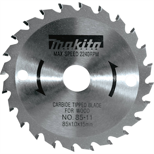 Makita 3 3/8" 24T Carbide Tipped Circular Saw Blade for General Purpose Makita 3 3/8" 24T Carbide Tipped Circular Saw Blade for General Purpose