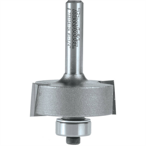 Makita Router Bit 3/8" Rabbet, 2 Flute, 1/4" SH, C.T. Makita Router Bit 3/8" Rabbet, 2 Flute, 1/4" SH, C.T.