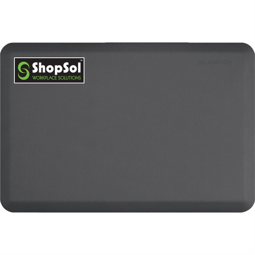 ShopSol Anti-Fatigue Mat Supreme 3' x 2' Gray 32SSFGRY