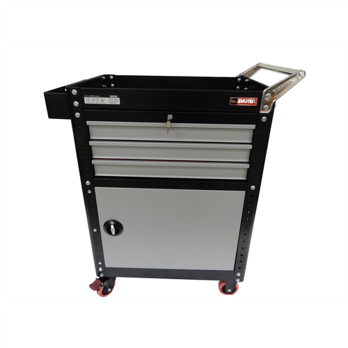 ShopSol Shuter Heavy-Duty Utility Cart with Modular Drawers, and Locking Cabinet ShopSol Shuter Heavy-Duty Utility Cart with Modular Drawers, and Locking Cabinet