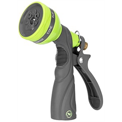 Legacy Manufacturing Flexzilla Garden Hose Nozzle, Metal 7-Pattern Adjustable Pistol Grip