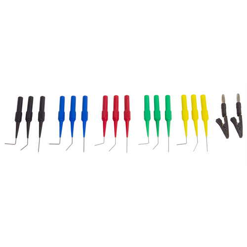 Lisle Backprobe & Alligator Clip Set, 17pc. Lisle Backprobe & Alligator Clip Set, 17pc.