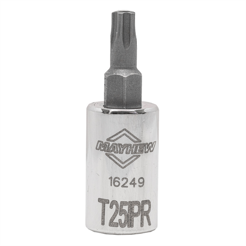 Mayhew Mayhew T25IPR Tamper Torx Plus&reg; Short Insert Socket Bit, 1/4-Inch Drive