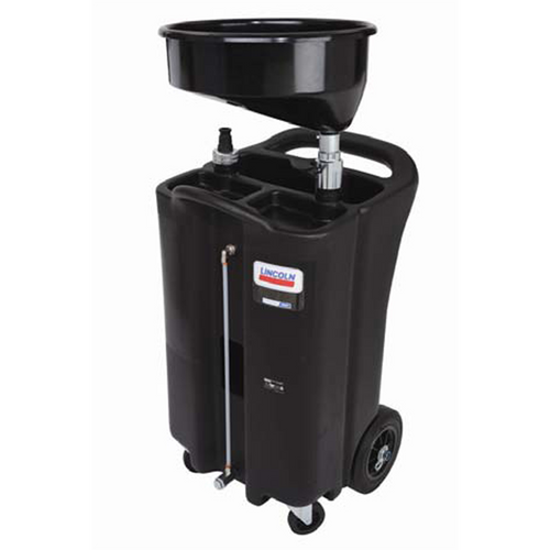 Lincoln Lubrication Portable Plastic Used Fluid Gravity Drain - 26-Gallon, Black