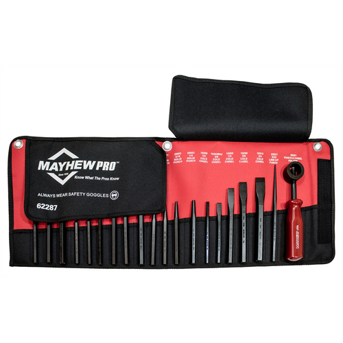 Mayhew 20-PC PUNCH AND CHISEL KIT Mayhew 20-PC PUNCH AND CHISEL KIT