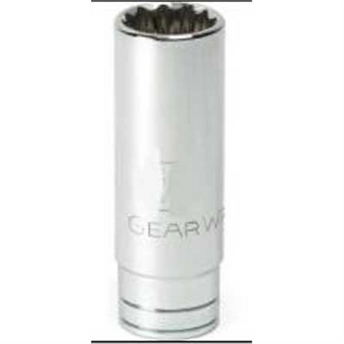 GearWrench 1/2 Inch Drive 12 Point Deep SAE Socket 13/16 Inch GearWrench 1/2 Inch Drive 12 Point Deep SAE Socket 13/16 Inch