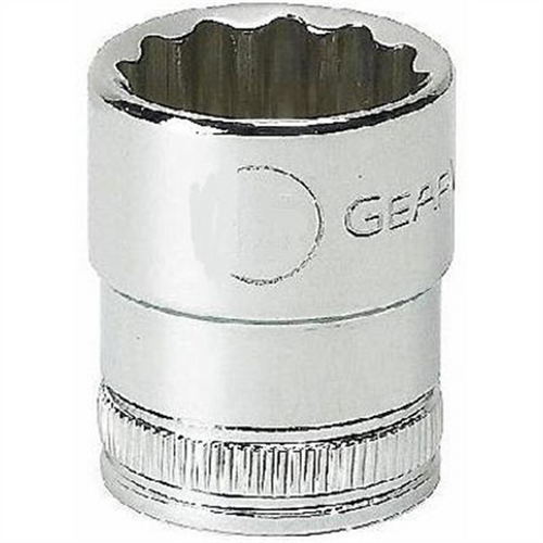 GearWrench 1/2 Inch Drive 12 Point Standard Metric Socket 25mm