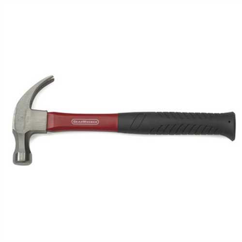 GearWrench 16 Ounce Curved Claw Hammer with Fiberglass Handle GearWrench 16 Ounce Curved Claw Hammer with Fiberglass Handle