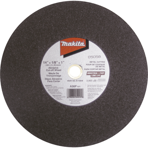 Makita 14" CUT-OFF WHEEL 25/PK