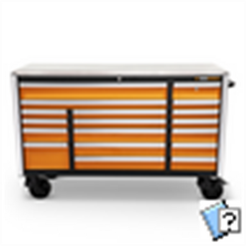 GearWrench 72 Inch 18 Drawer Rolling Tool Cabinet with Stainless Steel Worktop and Chrome Drawer Pull GearWrench 72 Inch 18 Drawer Rolling Tool Cabinet with Stainless Steel Worktop and Chrome Drawer Pull