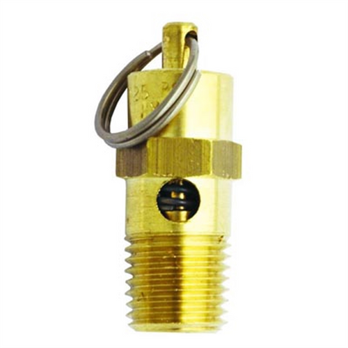 Milton Industries Safety Valve 1/4" MNPT 125 PSI Milton Industries Safety Valve 1/4" MNPT 125 PSI
