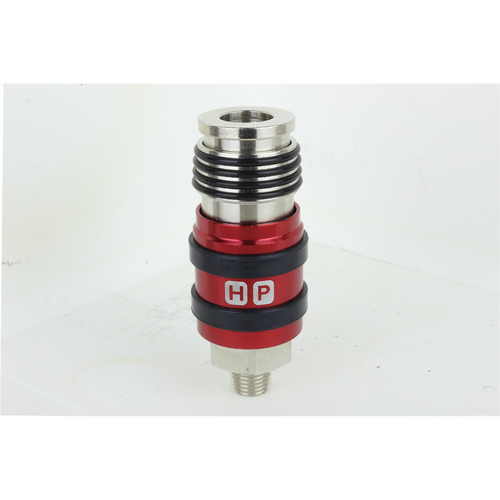 Milton Industries 3/8" Safety Exhaust Coupler, 1/4" MNPT