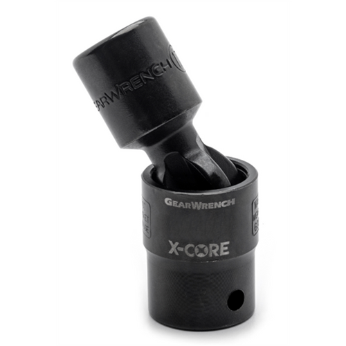 GearWrench 1/2 Inch Drive 6 Point Standard X-Core Pinless Impact Universal SAE Socket 3/4 Inch