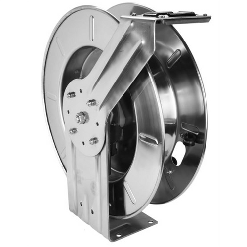 Stainless Steel Hose Reel w/ 1/2" Fittings (No hose) Stainless Steel Hose Reel w/ 1/2" Fittings (No hose)