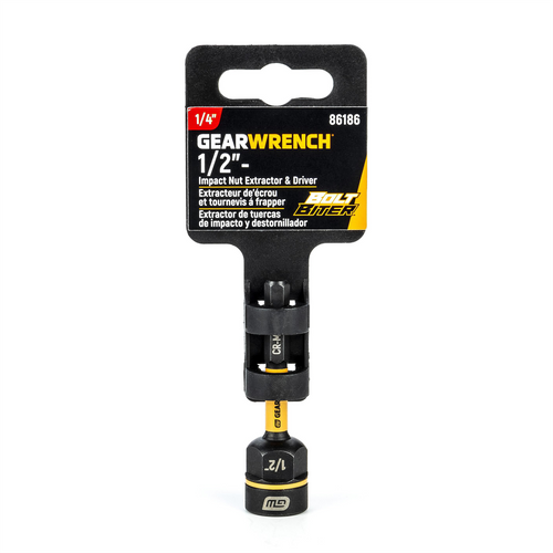 GearWrench 1/4"DR BOLT BITER NUT DRIVER -1/2" GearWrench 1/4"DR BOLT BITER NUT DRIVER -1/2"