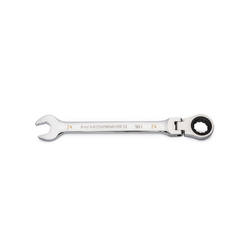 GearWrench 24mm 90-Tooth 12 Point Flex Head Ratcheting Combination Wrench