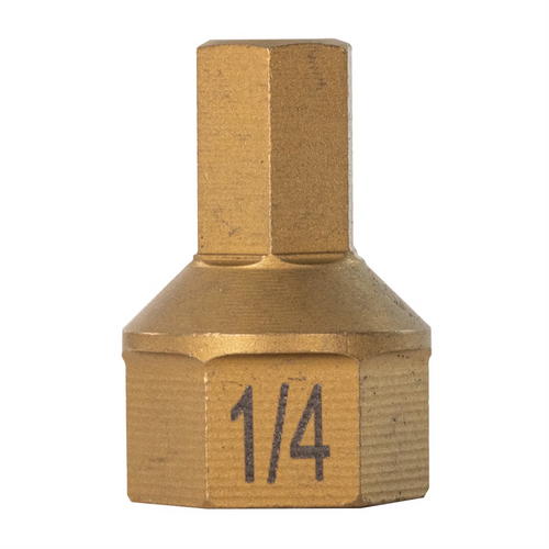 Mayhew 1/4" SAE Hex Dual Drive Bit, 7/16" Drive