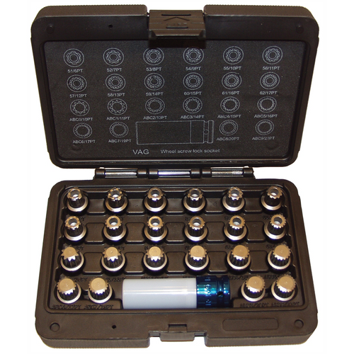 Milton Industries LTI Tool By MIlton Vw/Audi Wheel Lock Kit Milton Industries LTI Tool By MIlton Vw/Audi Wheel Lock Kit