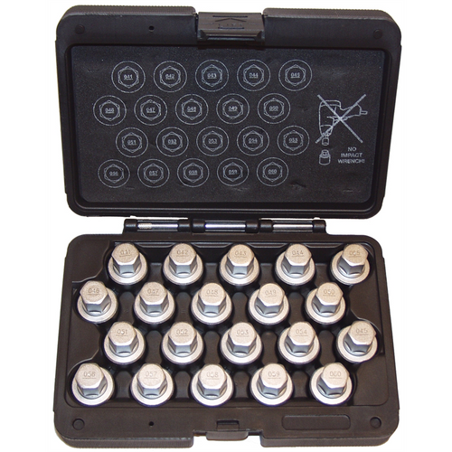 Milton Industries LTI Tool By MIlton 2Nd Generation - 20 Piece Bmw Wheel Lock Screw Socket Set Milton Industries LTI Tool By MIlton 2Nd Generation - 20 Piece Bmw Wheel Lock Screw Socket Set