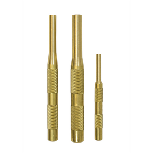 Mayhew 3PC Brass Pin Punch Set Display Mayhew 3PC Brass Pin Punch Set Display