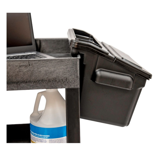 Luxor Outrigger Utility Cart Bin 2-Pack