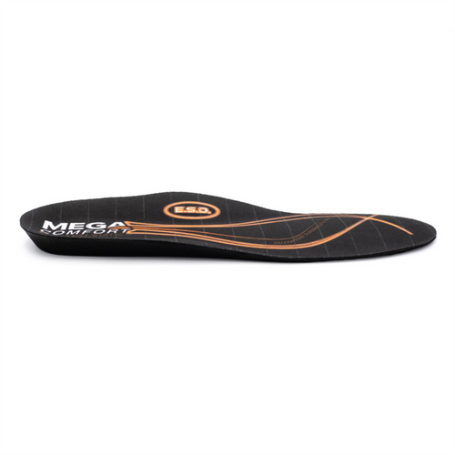 MEGA Comfort  ERGO Anti-Static Dual-Layer Memory Foam Insoles Size: Large (Men's 10-11, Women's 12-13)