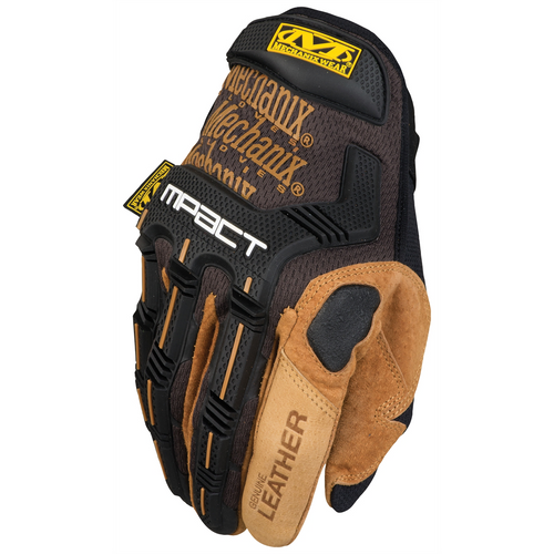 Mechanix Wear Mechanix Wear M-Pact Leather Small 8 Tan/Black Mechanix Wear Mechanix Wear M-Pact Leather Small 8 Tan/Black