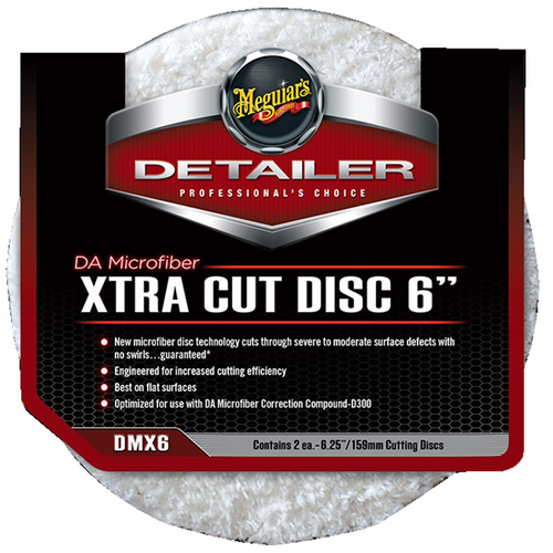 Meguiar's Automotive 6" Microfiber Xtra Cut Disc (2-Pack)