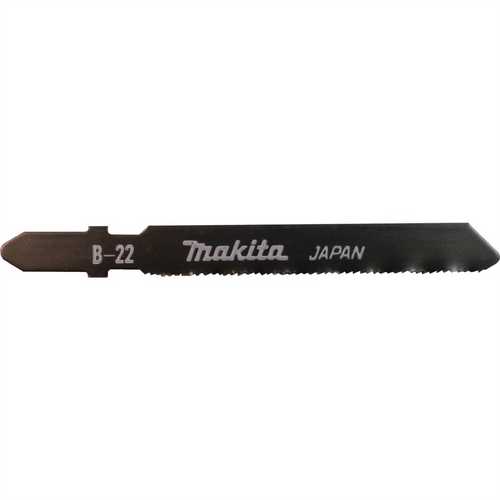 Makita Jig Saw Blade, T Shank, HSS, 3" x 24TPI (Pack of 5) Makita Jig Saw Blade, T Shank, HSS, 3" x 24TPI (Pack of 5)