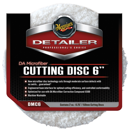 Meguiar's Automotive DA Microber Cutting Disc 6" (2-Pack)