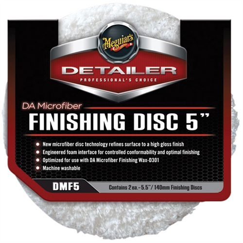 Meguiar's Automotive DA Microfiber Finishing Disc 5" - 2pk Meguiar's Automotive DA Microfiber Finishing Disc 5" - 2pk