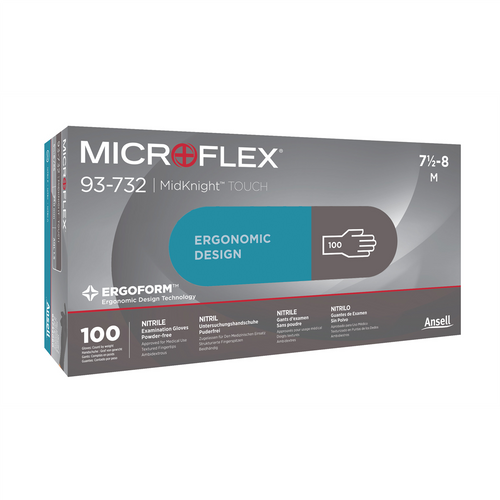 Microflex MICROFLEX Midknight Touch 93732 M