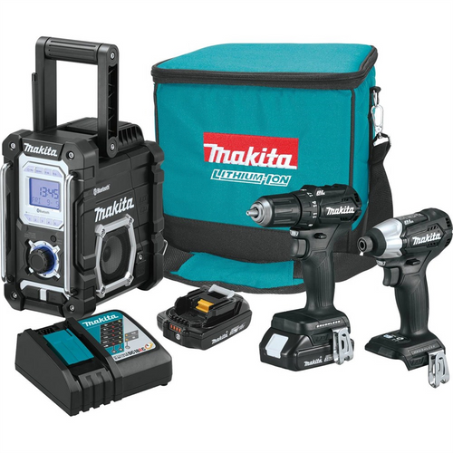 Makita 18V LXT 2.0 Ah Sub-Compact Brushless Cordless 3-Piece Combo Kit