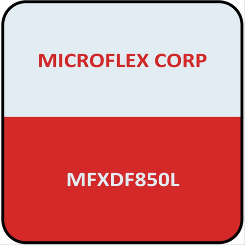 Microflex Microflex DermaFree Vinyl Exam Gloves Size L 100PK