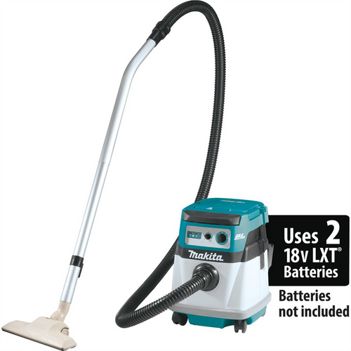 Makita 18V X2 (36V) LXT Lith-Ion Brushless Cordless 4 Gallon Wet/Dry Dust Extractor/Vacuum (Tool Only) Makita 18V X2 (36V) LXT Lith-Ion Brushless Cordless 4 Gallon Wet/Dry Dust Extractor/Vacuum (Tool Only)