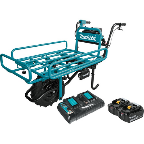 Makita 18V X2 Cordless Power-Assisted Flat Dolly Kit