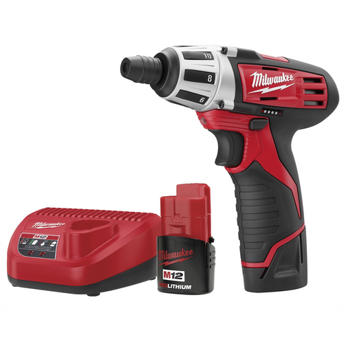 Milwaukee Tool M12 CORDLESS 1/4" HEX SCREWDRIVER (2) BATT KIT Milwaukee Tool M12 CORDLESS 1/4" HEX SCREWDRIVER (2) BATT KIT