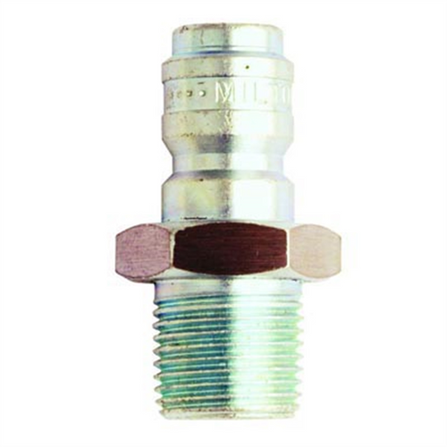 Milton Industries 3/8" Male Straight Thru Plug Milton Industries 3/8" Male Straight Thru Plug
