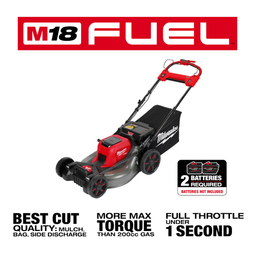 Milwaukee Tool M18 FUEL 21 Inch Self-Propelled Dual Battery Mower Milwaukee Tool M18 FUEL 21 Inch Self-Propelled Dual Battery Mower