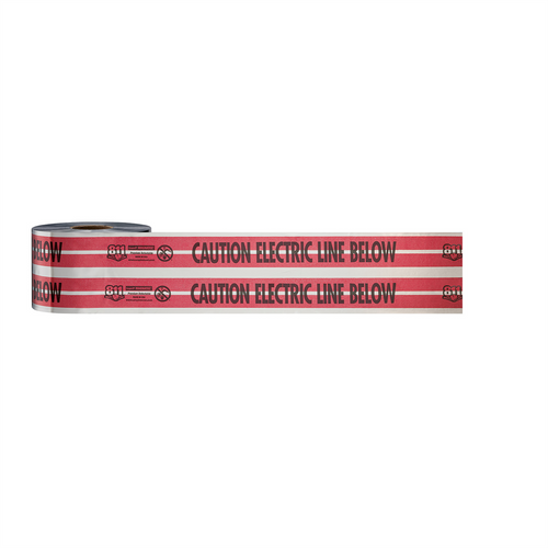 Milwaukee Tool MAGNATEC® Premium Detectable Tape-Electric Line Milwaukee Tool MAGNATEC® Premium Detectable Tape-Electric Line