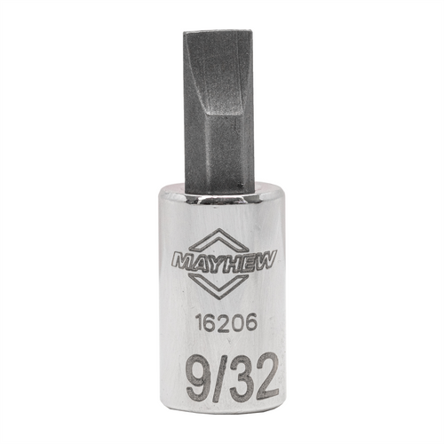 Mayhew Mayhew 9/32-Inch Slotted Short Insert Socket Bit, 1/4-Inch Drive