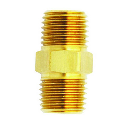 Milton Industries M. Hex Nipple, 3/8" x 3/8" NPT Milton Industries M. Hex Nipple, 3/8" x 3/8" NPT