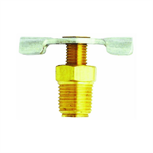 Milton Industries 1/4" Drain Cock, 2/cd Milton Industries 1/4" Drain Cock, 2/cd