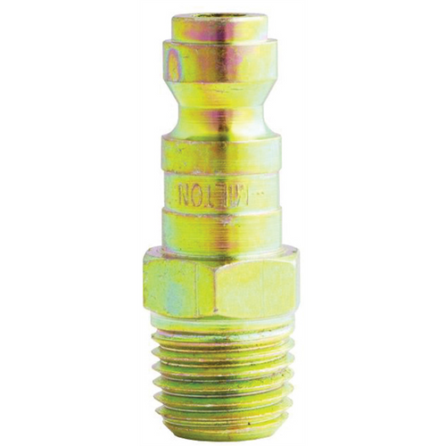 Milton Industries 1/4" Male Plug T-Style, 2/cd