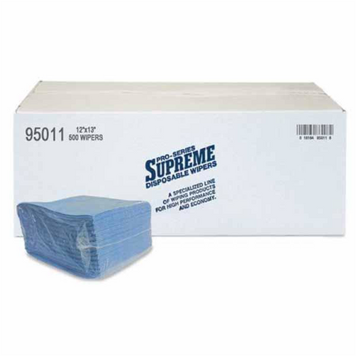 MDI Pro-Series Super Rag 95011 Optimum Performance 1/4 Fold Supreme Towel, 500, 13 in L x 12 in W, Spunlace