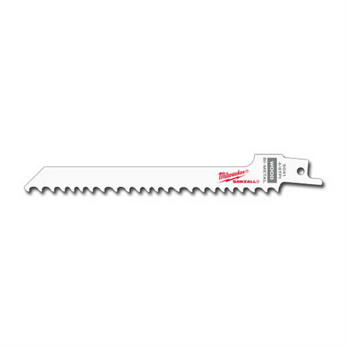 Milwaukee Tool 6" 4/6 TPI SAWZALL Blades (5 Pk) Milwaukee Tool 6" 4/6 TPI SAWZALL Blades (5 Pk)