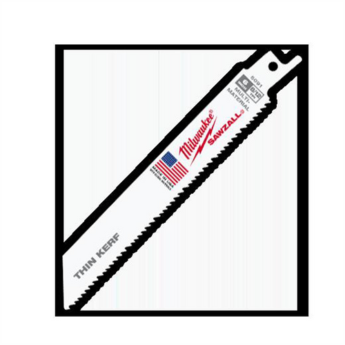 Milwaukee Tool 6" 8/12 TPI Sawzall Blades (5 Pk)
