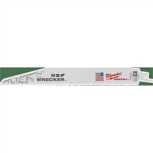 Milwaukee Tool The WRECKER Multi-Material SAWZALL Blade 9" 7/11TPI 25pk Milwaukee Tool The WRECKER Multi-Material SAWZALL Blade 9" 7/11TPI 25pk