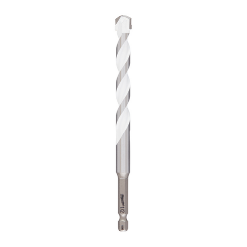 Milwaukee Tool 1/2" x 4" x 6" SHOCKWAVE Impact Duty Carbide Multi-Material Drill Bit Milwaukee Tool 1/2" x 4" x 6" SHOCKWAVE Impact Duty Carbide Multi-Material Drill Bit