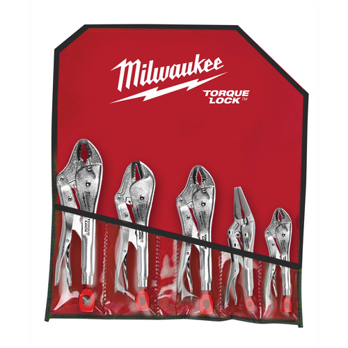 Milwaukee Tool 5 Pc. TORQUE LOCK LOCKING PLIERS KIT Milwaukee Tool 5 Pc. TORQUE LOCK LOCKING PLIERS KIT